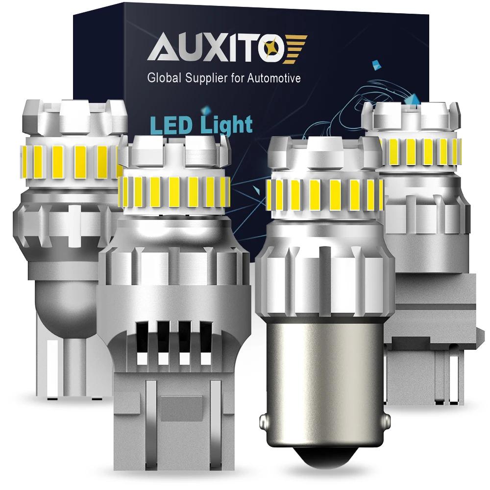 AUXITO-ڵ LED  , W21W, BA15S, P21W, Canbus, P21/5W, BAY15D, Led T20 7443 1156, Ǫ 206 307 308 407 207 